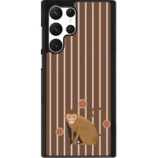 Coque Samsung Galaxy S22 Ultra - Monkey with stripes