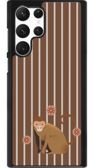 Coque Samsung Galaxy S22 Ultra - Monkey with stripes