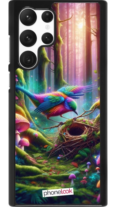Samsung Galaxy S22 Ultra Case Hülle - Vogel Nest Wald