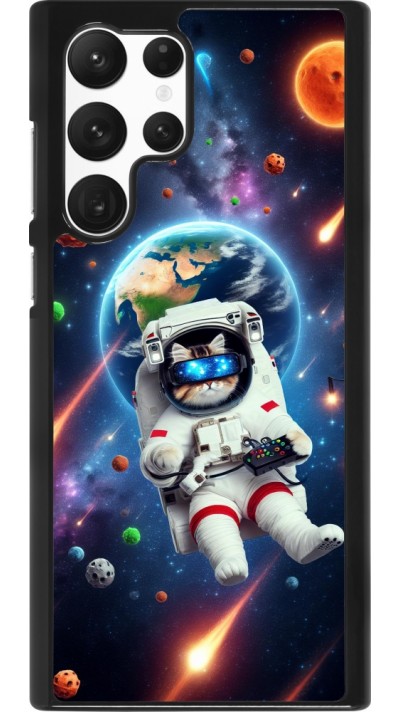 Samsung Galaxy S22 Ultra Case Hülle - VR SpaceCat Odyssee