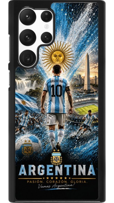Samsung Galaxy S22 Ultra Case Hülle - Fussball Argentinien splash 2026