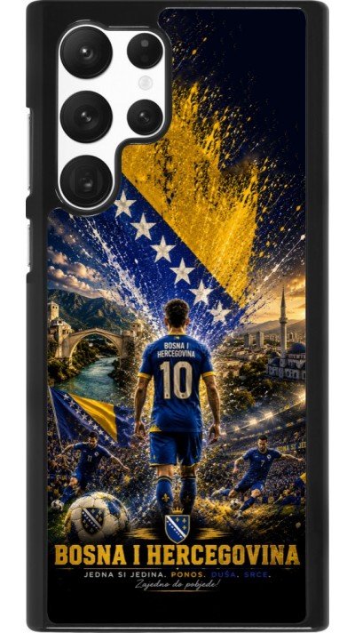 Samsung Galaxy S22 Ultra Case Hülle - Fussball Bosnien und Herzegowina splash 2026
