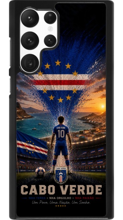 Samsung Galaxy S22 Ultra Case Hülle - Fussball Kap Verde splash 2026