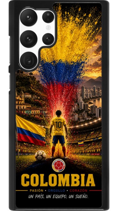 Samsung Galaxy S22 Ultra Case Hülle - Fussball Kolumbien splash 2026