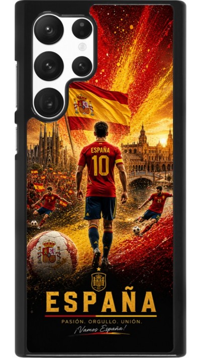 Samsung Galaxy S22 Ultra Case Hülle - Fussball Espanien splash 2026