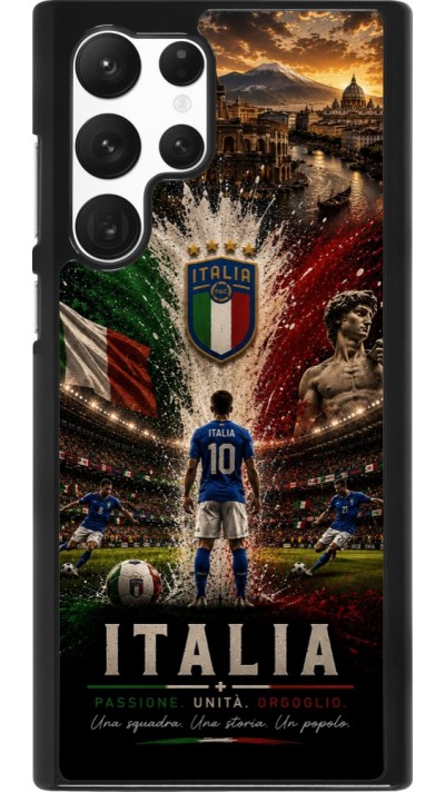 Samsung Galaxy S22 Ultra Case Hülle - Fussball Italien splash 2026