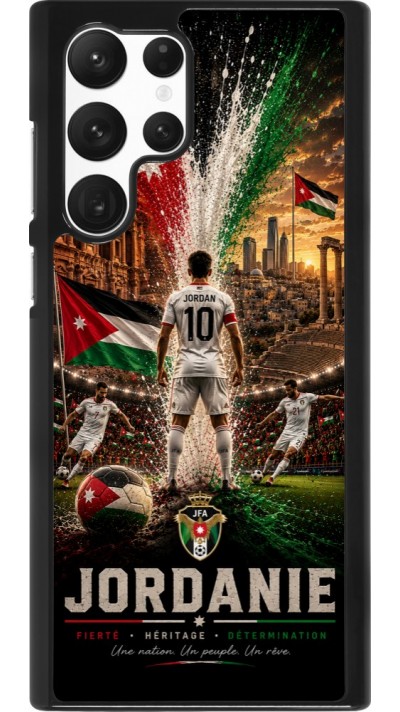 Samsung Galaxy S22 Ultra Case Hülle - Fussball Jordanien splash 2026