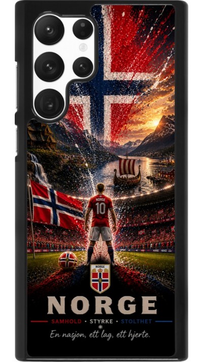 Samsung Galaxy S22 Ultra Case Hülle - Fussball Norwegen splash 2026