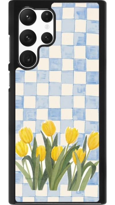 Samsung Galaxy S22 Ultra Case Hülle - Blue vichy tulips 2026
