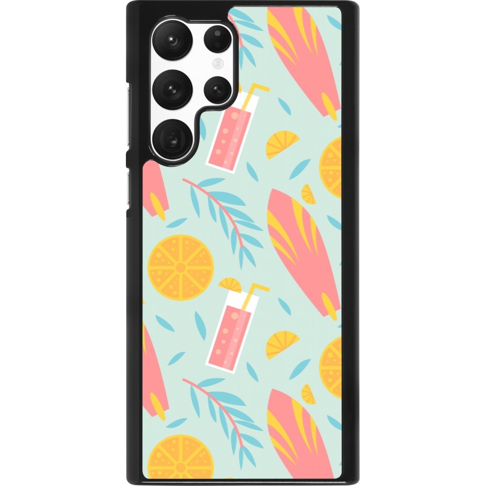 Samsung Galaxy S22 Ultra Case Hülle - Summer 2025 Pattern citron