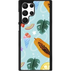 Samsung Galaxy S22 Ultra Case Hülle - Summer 2025 Pattern papaya
