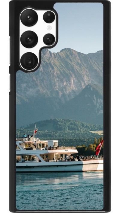 Coque Samsung Galaxy S22 Ultra - Fête Nationale Suisse Bateau Leman