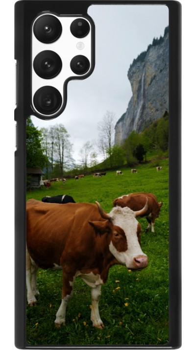 Coque Samsung Galaxy S22 Ultra - Fête Nationale Suisse Vaches