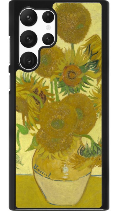 Samsung Galaxy S22 Ultra Case Hülle - Kunstbild - Sonnenblumen  - Van Gogh