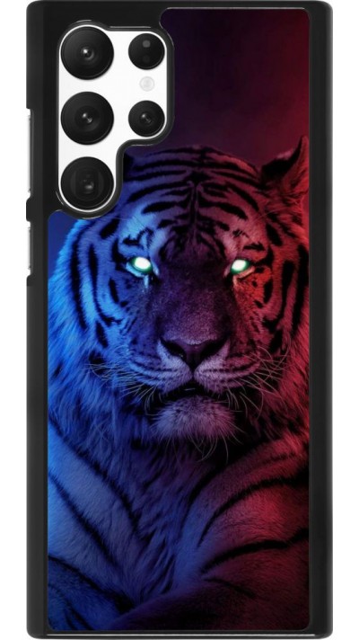 Hülle Samsung Galaxy S22 Ultra - Tiger Blue Red