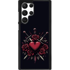 Samsung Galaxy S22 Ultra Case Hülle - Valentine 2024 gothic love