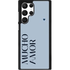 Coque Samsung Galaxy S22 Ultra - Valentine 2024 mucho amor azul