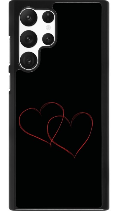Samsung Galaxy S22 Ultra Case Hülle - Valentine 2023 attached heart