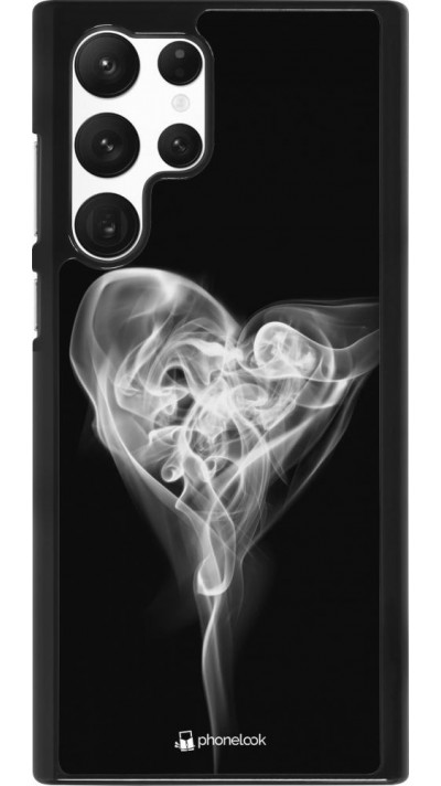Hülle Samsung Galaxy S22 Ultra - Valentine 2022 Black Smoke
