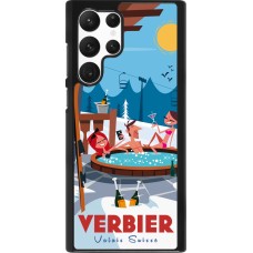 Samsung Galaxy S22 Ultra Case Hülle - Verbier Mountain Jacuzzi