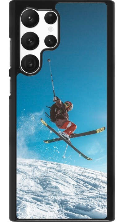 Samsung Galaxy S22 Ultra Case Hülle - Winter 22 Ski Jump