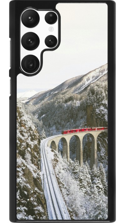 Samsung Galaxy S22 Ultra Case Hülle - Winter 25 Winter polar express