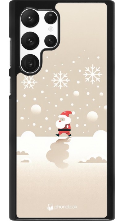Samsung Galaxy S22 Ultra Case Hülle - Weihnachten 2023 Minimalistischer Weihnachtsmann