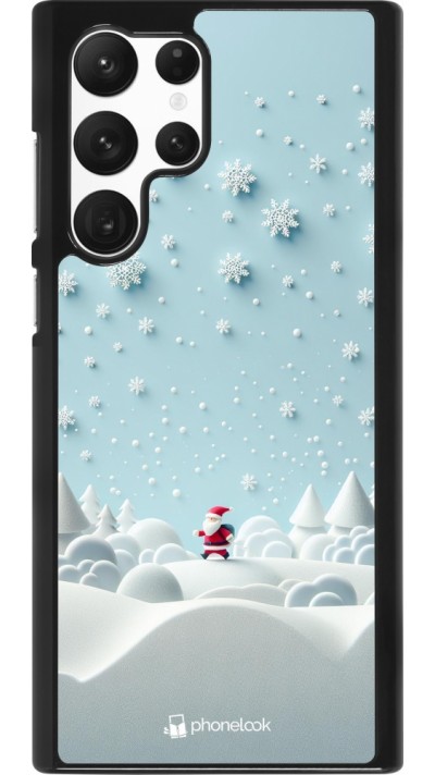 Samsung Galaxy S22 Ultra Case Hülle - Weihnachten 2023 Kleiner Vater Schneeflocke