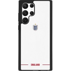 Samsung Galaxy S22 Ultra Case Hülle - Silikon schwarz England 2026 personalisierbares Fussballtrikot