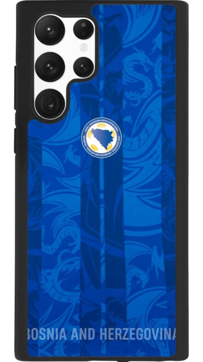 Samsung Galaxy S22 Ultra Case Hülle - Silikon schwarz Bosnien und Herzegowina 2026 personalisierbares Fussballtrikot