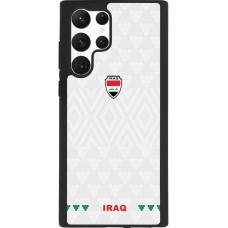 Samsung Galaxy S22 Ultra Case Hülle - Silikon schwarz Irak 2026 personalisierbares Fussballtrikot