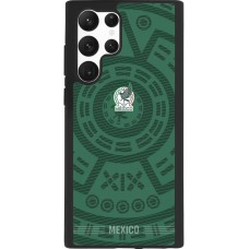 Samsung Galaxy S22 Ultra Case Hülle - Silikon schwarz Mexiko 2026 personalisierbares Fussballtrikot