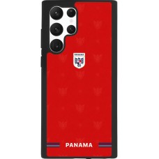 Samsung Galaxy S22 Ultra Case Hülle - Silikon schwarz Panama 2026 personalisierbares Fussballtrikot