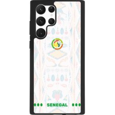 Samsung Galaxy S22 Ultra Case Hülle - Silikon schwarz Senegal 2026 personalisierbares Fussballtrikot
