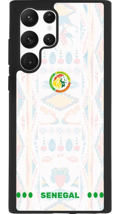 Samsung Galaxy S22 Ultra Case Hülle - Silikon schwarz Senegal 2026 personalisierbares Fussballtrikot