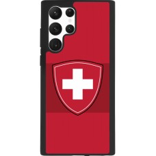 Samsung Galaxy S22 Ultra Case Hülle - Silikon schwarz Hockey World Championship Ecusson Suisse