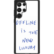 Samsung Galaxy S22 Ultra Case Hülle - Silikon schwarz Offline is the new luxury