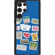 Samsung Galaxy S22 Ultra Case Hülle - Silikon schwarz Seals of the Dominican Republic DTMF