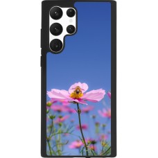 Samsung Galaxy S22 Ultra Case Hülle - Silikon schwarz Bee on a flower 2026