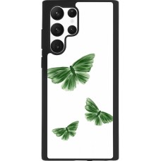Samsung Galaxy S22 Ultra Case Hülle - Silikon schwarz Butterflies 2026