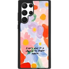 Samsung Galaxy S22 Ultra Case Hülle - Silikon schwarz Every day is a chance 2026