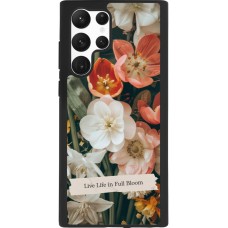 Samsung Galaxy S22 Ultra Case Hülle - Silikon schwarz Full Bloom 2026