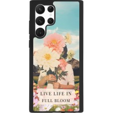 Samsung Galaxy S22 Ultra Case Hülle - Silikon schwarz Live life in full moon 2026