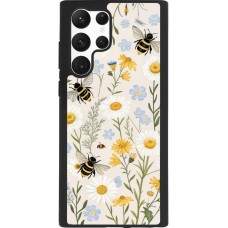 Samsung Galaxy S22 Ultra Case Hülle - Silikon schwarz Pattern bees 2026