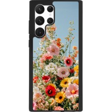 Samsung Galaxy S22 Ultra Case Hülle - Silikon schwarz Spring flowers 2026