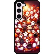 Samsung Galaxy S23 Case Hülle - Silikon schwarz Gespenster Herbst niedlich