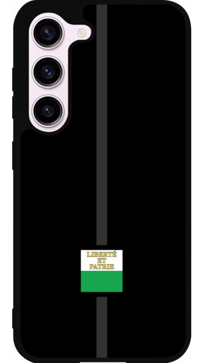 Samsung Galaxy S23 Case Hülle - Silikon schwarz Kanton VD schwarz