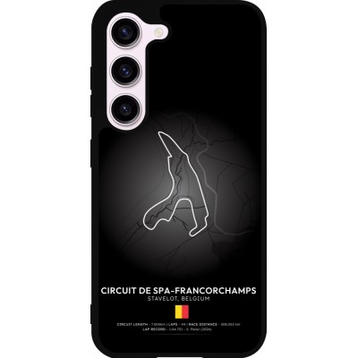 Samsung Galaxy S23 Case Hülle - Silikon schwarz F1 Track 2025 Belgium