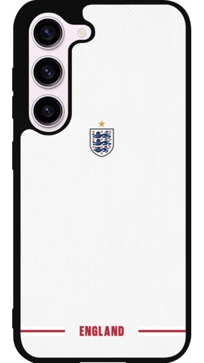 Samsung Galaxy S23 Case Hülle - Silikon schwarz England 2026 personalisierbares Fussballtrikot