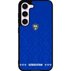 Samsung Galaxy S23 Case Hülle - Silikon schwarz Usbekistan 2026 personalisierbares Fussballtrikot